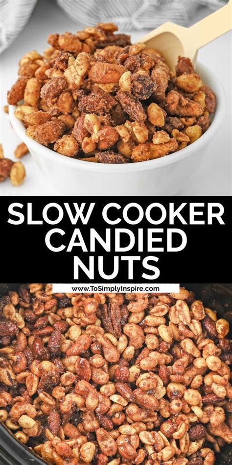 Slow Cooker Candied Nuts Slow Cooker Candy Nuts Slow Cooker Candy Candied Nuts