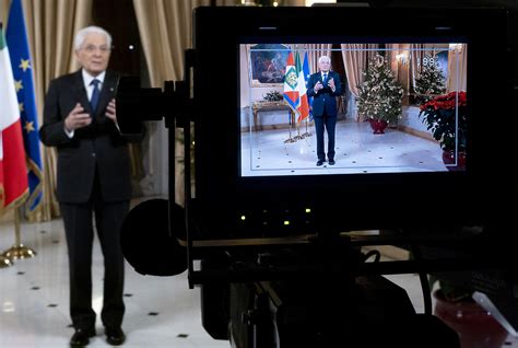 Il Videomessaggio Dauguri Di Capodanno Del Presidente Sergio Mattarella