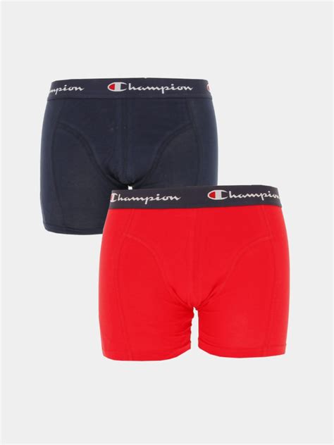 Pack Boxers Authentic Bleu Marine Homme Champion Wimod