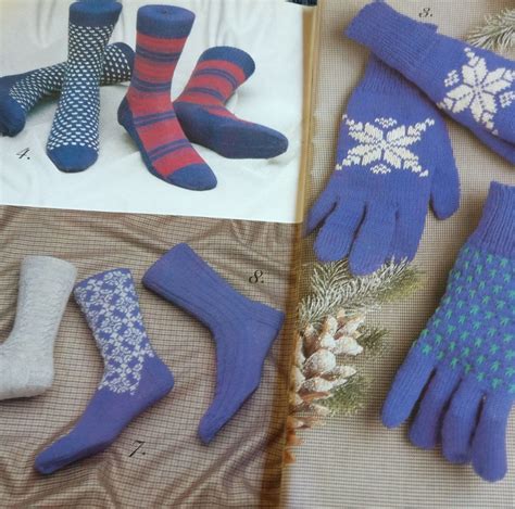 Patons Socks And Gloves Knitting Pattern Book 665 Etsy