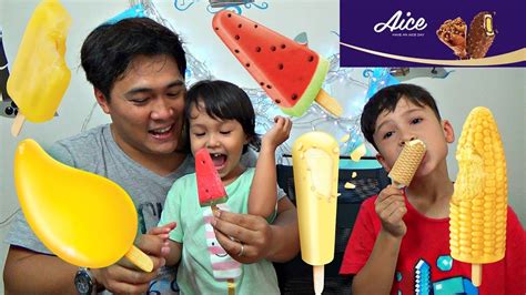 Es Krim Aice Ice Cream Unik Rasa Buah Semangka Mangga Jagung Nanas