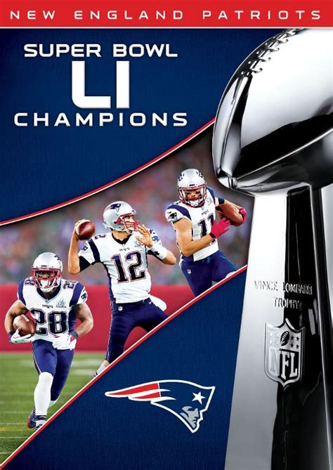 Nfl Super Bowl Li Champions New England Patriots [dvd] [2017] Best Buy