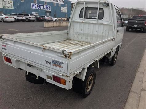 1991 Daihatsu Hijet Truck 98k Kilometers 4 Speed 4wd White For Sale Road Legal Jdm Import