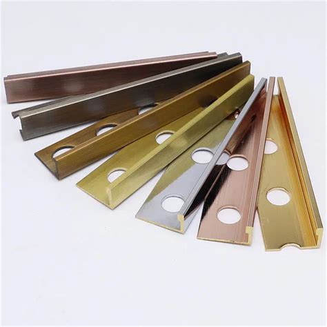 Brass Straight Edge Tile Trim Niuyun Metal