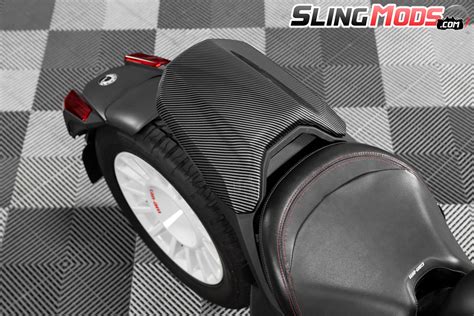 Carbon Fiber Pattern Mono Seat Cowl For The Can Am Ryker