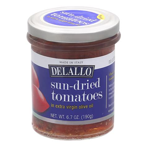 Delallo Sun Dried Tomatoes In Extra Virgin Olive Oil Shop Tomatoes At