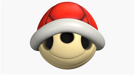 3D Mario Bros Koopa Shell Red Cinematic TurboSquid 2058405