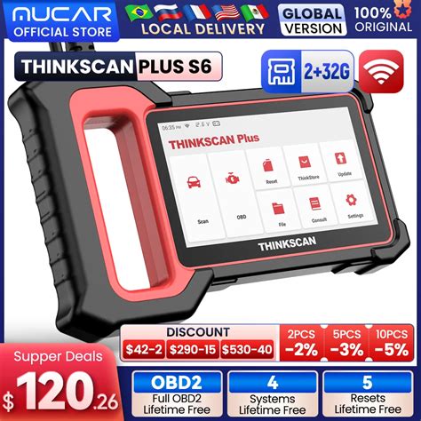 Thinkcar Thinkscan Plus S S Car Diagnostic Tools Obd Automotive