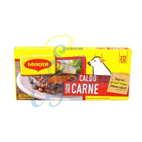 CALDO DE CARNE MAGGI CUBITOS 114 GR 100