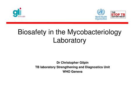 PDF Biosafety In The Mycobacteriology Laboratory 2 Biosafety In The