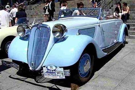 Chenard et Walcker Aigle 8 et Aigle 22 voiture routière de 1933