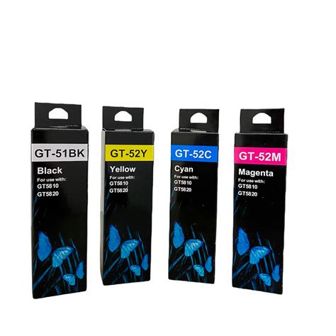 Kit X4 Tinta Hp Compatible Gt51 Gt52 Componentes De Colombia