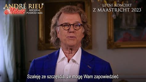 ANDRÉ RIEU W KINIE Maestro zaprasza Cię na nowy kinowy koncert