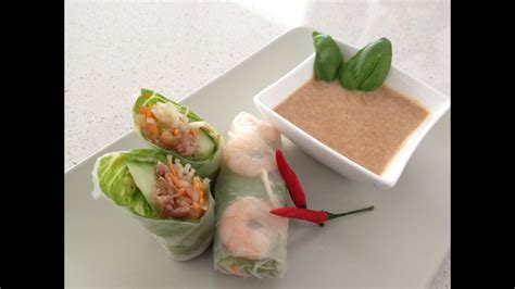 Lumpia Basah Dari Vietnam Vietnamese Roll Video Youtube