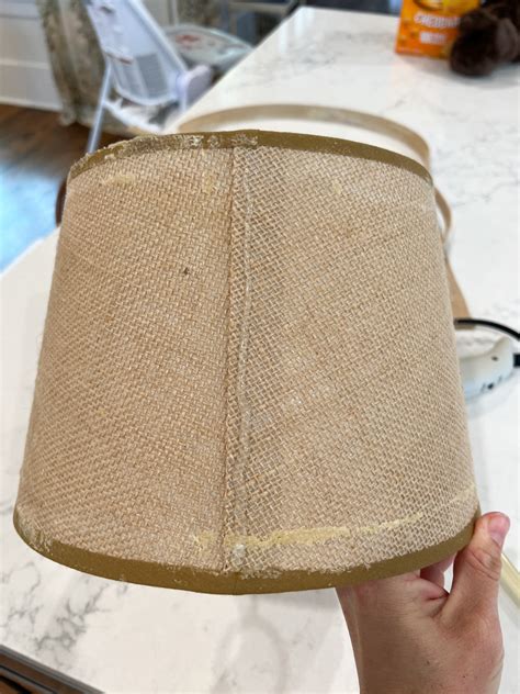 How To Cover A Lampshade With Fabric Home And Hallow