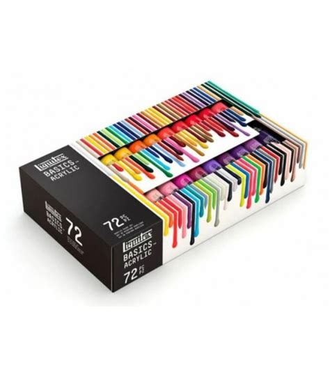 Set Pintura Acrilica Liquitex Basics 72 Tubos