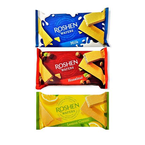 Roshen Crispy Flavorful Wafers With Flavorful Filling Kosher Halal 7