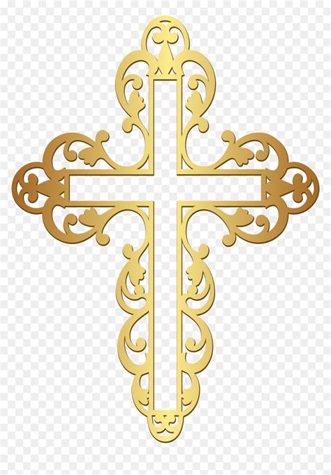 Golden Cross Clipart First Communion Event Hosting Clip Art