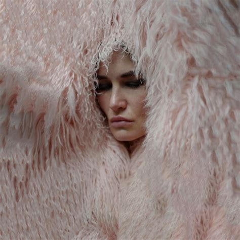 Premium Photo Portrait Of Woman Wearing Fur Coat