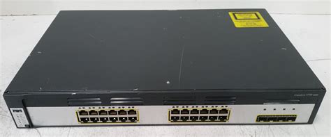 Cisco Catalyst 3750 Series 24 Port Lot 1021716 Allbids