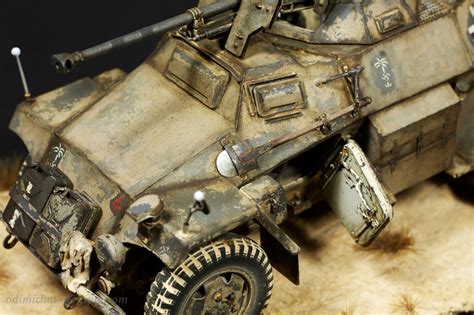 Sd Kfz 221 Leichter Panzerspähwagen by Michał Odolczyk Putty Paint