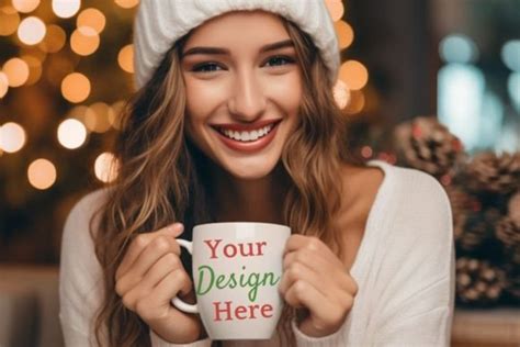 White Mug Mockup Christmas Mug Mockup Graphic By Lara S Designs