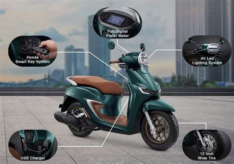 segudang fitur modern  honda stylo  pedoman bengkulu