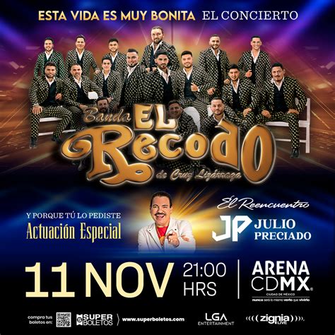 Banda El Recodo En CDMX 2022 CDMX EVENTOS