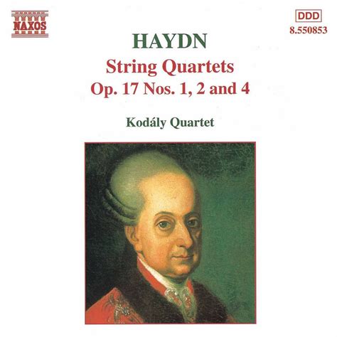 Haydn String Quartets Op 17 Nos 1 2 and 4 by Kodály Quartet on