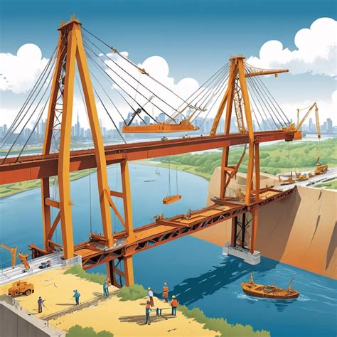 premium photo  bridge  built   river