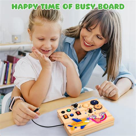 Jucarie Educativa Si Creativa Montessori ARANEE Busy Board Cu