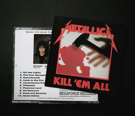 Metallica Kill Em All Cd Photo Metal Kingdom