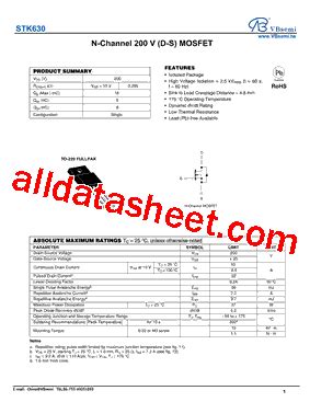 Stk Datasheet Pdf Vbsemi Electronics Co Ltd