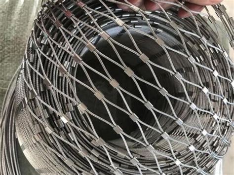 Ferrule Stainless Steel Wire Rope Mesh Zhongdi