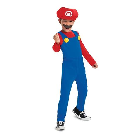 Disfraz Super Mario Bros Nintendo Mario Talla 7 8 Walmart