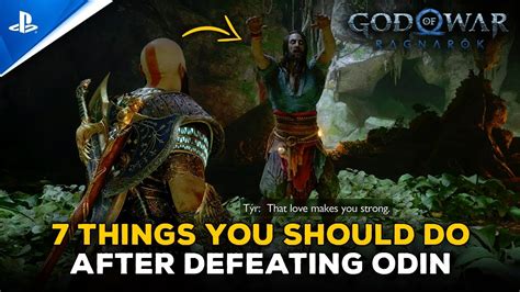 God Of War Ragnarok 7 Things You Should Do After Defeating Odin