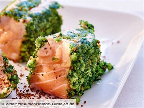 Saumon en croûte dherbes recette sur Cuisine Actuelle