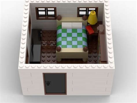 Lego Moc Bedroom By Waldheimboys Rebrickable Build With Lego