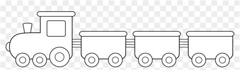 Library Stock Passenger Train Png Black And White Train Clipart