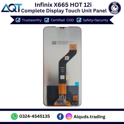 Infinix X665 HOT 12i LCD Panel Alqudstrading AQT