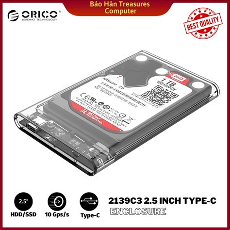 Hộp Đựng Ổ Cứng Di Động HDD Box 2 5 ORICO 2139C3 G2 USB3 1 Gen2 Type C