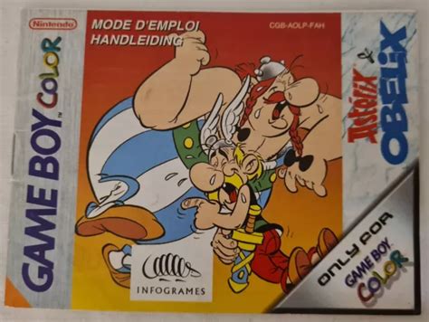 NOTICE JEU ASTÉRIX et Obélix Game Boy console Nintendo EUR 3 00