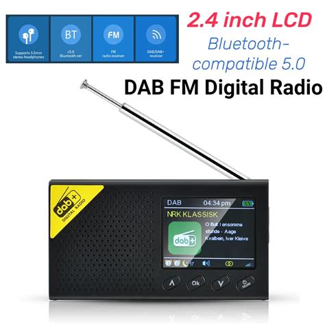 Radio Num Rique St R O Avec Cran Lcd Dab Multifonctionnel R Cepteur Fm