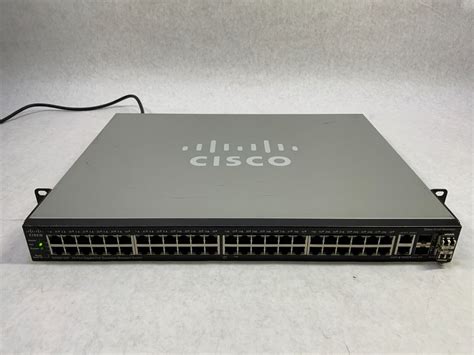 Used Cisco Sg P K V Gigabit Poe Stackable Managed Switch Ubb