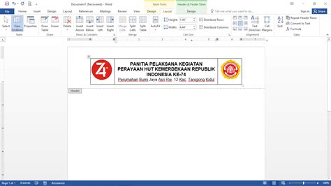 Cara Membuat Kop Surat Resmi Dengan Microsoft Word Ilmu Sekolahan