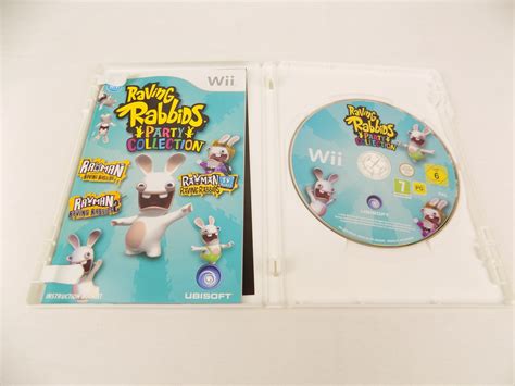 Mint Disc Nintendo Wii Raving Rabbids Party Collection Wii U Comp