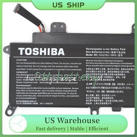 Genuine Pa U Brs Battery Toshiba Tecra X D X E X F Portege