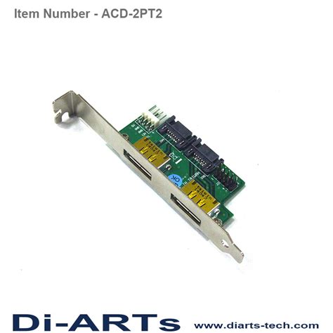 2 port eSATAp USB2.0 Adapter Card - Di-ARTs Technology