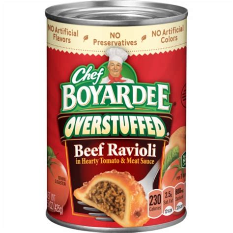 Chef Boyardee Overstuffed Beef Ravioli 15 Oz Frys Food Stores