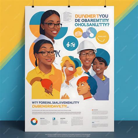 Premium Photo | Design an inclusive poster promoting workplace ...